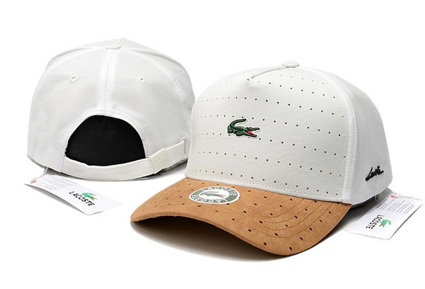 White 2020 NEW hot Sale Fashion lacoste hat cap snapback with Brown Brim