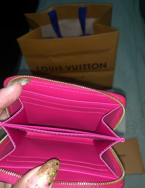 Louis Vuitton Zippy Coin Purse Fuchsia Valentines Day 2021
