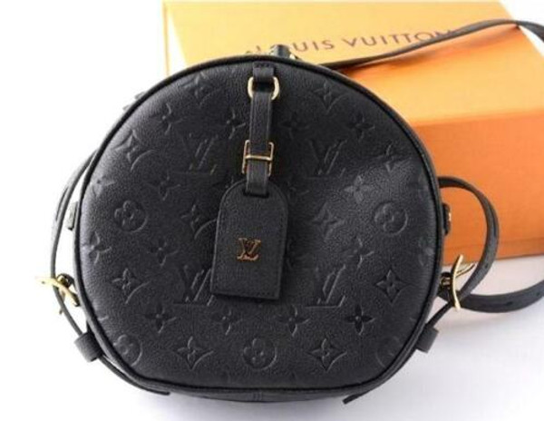 Louis Vuitton Boite Chapeau Souple Shoulder Bag Crossbody M45167 Black receipt