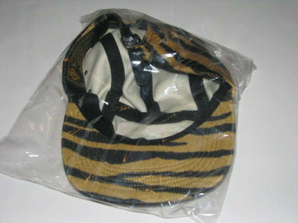 SUPREME Wool Camp Cap Tiger Stripe Hat Adjustable Strapback NEW! FW 19 USA Made