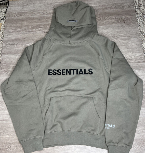 Fear of God Essentials Hoodie SS20 Cement 100% Authentic NWT