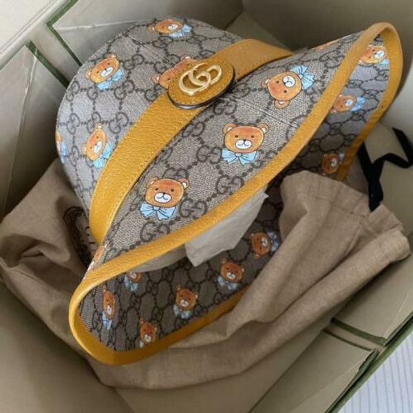 EXO KAI x GUCCI bucket hat Teddy bear print size M 58cm japan