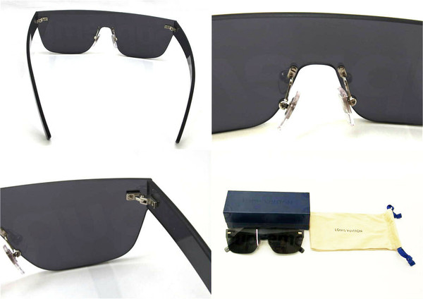 Louis Vuitton x Supreme City Mask SP Fashion Sunglasses Black Z0986U New LV