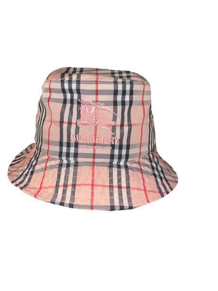 supreme x burberry crusher Bucket hat SM in Pink
