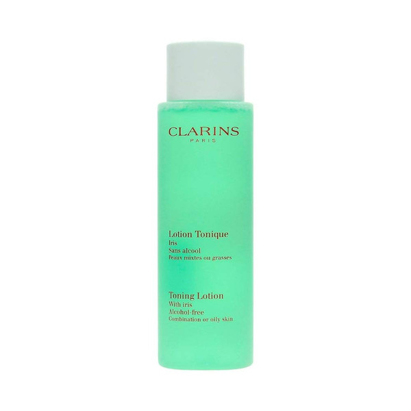 Clarins Toning Lotion Alcohol Free With Iris Combination or Oliy Skin, 13.5 Oz