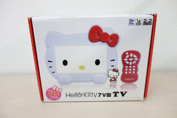 Hello Kitty 13.3 LCD TV DY-133KT Television Working AC100V Sanrio NEW