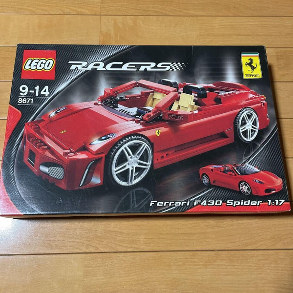 Lego Racers 8671 Ferrari F430 Spider 117 (2006) RARE FROM JAPAN NEW