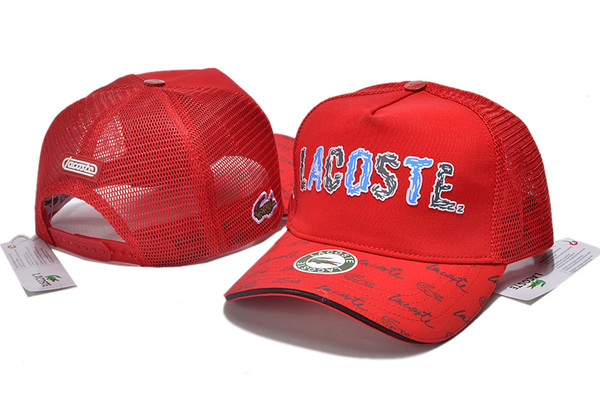 Red Lacoste Tennis Hats: Classic Athletic Appeal