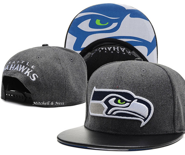 NFL Seattle Seahawks unisex Wool style hat with Black Brim