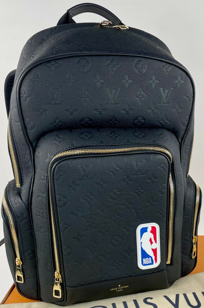 Louis Vuitton x NBA Basket Backpack Grain leather Monogram Black M57972