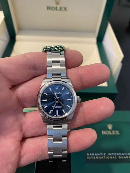 Rolex Oyster Perpetual 31 mm Blue Dial
