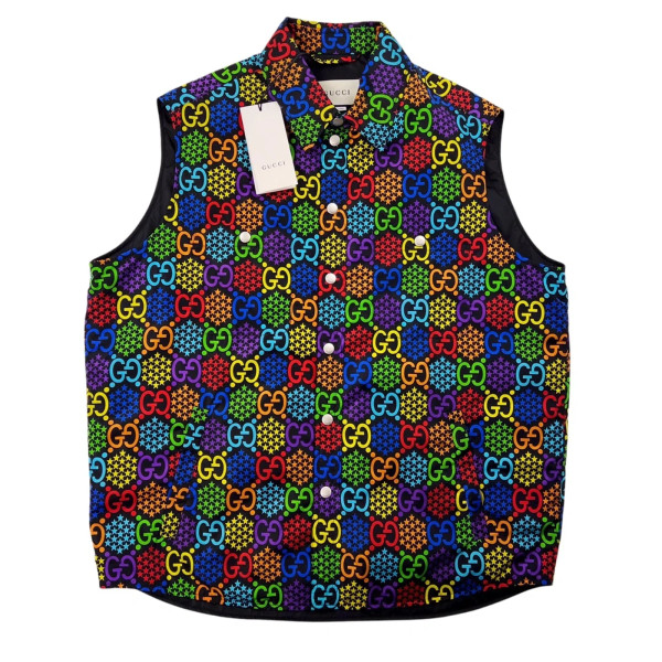 Gucci GG Psychedelic Print Nylon Vest
