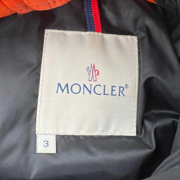 Moncler Orange Bulgarie Fur Hood Puffer Jacket