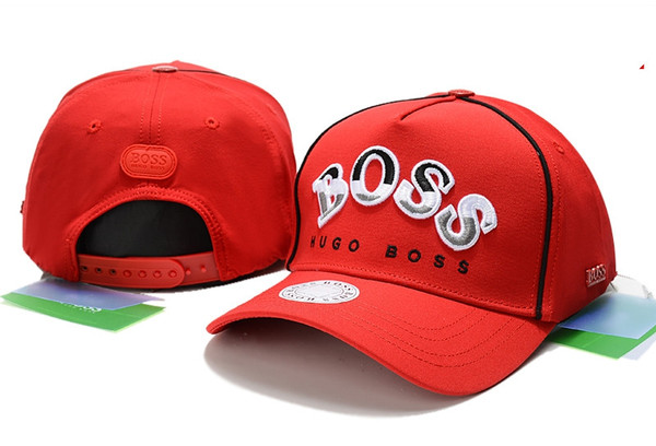 Hugo Boss Mens Black Big BOSS Logo Dat Hat Baseball Cap 5