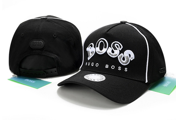 Hugo Boss Mens Black Big BOSS Logo Dat Hat Baseball Cap 6