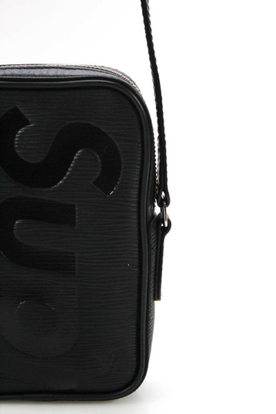 Louis Vuitton Womens X Supreme Womens Danube PPM Handbag Black Epi Leather