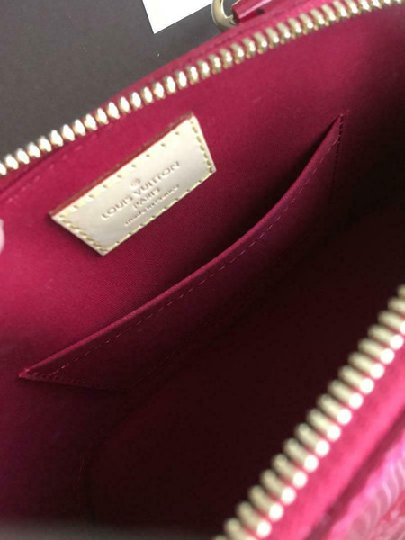 Louis Vuitton Monogram Vernis Alma BB Hand Bag monogram Red Auth New Unused