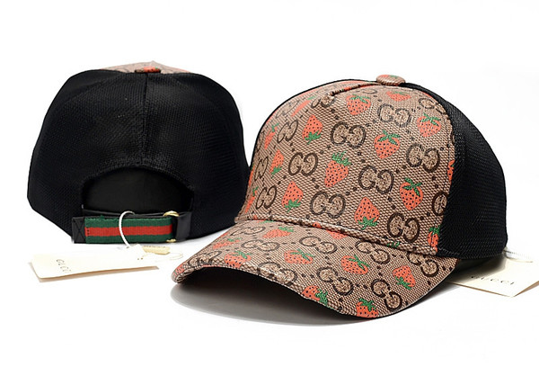 Special GG Gucci Snapback hat Strawberry