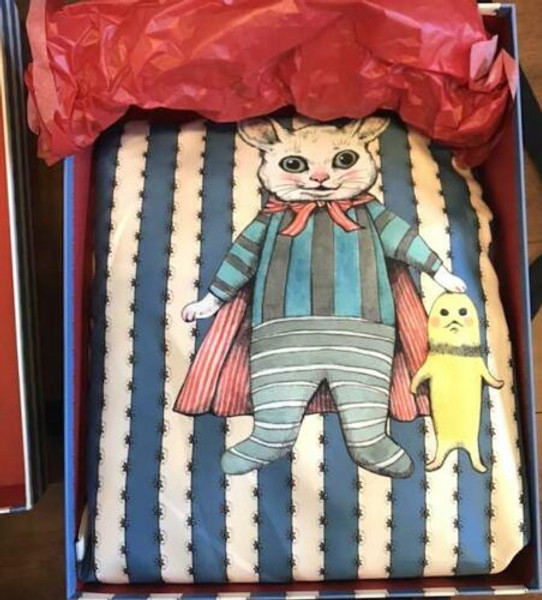 GUCCI Yuko Higuchi Childrens Tote Bag Shopping Purse Animal GG Supreme Auth New