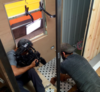 Mounting an LED light and time lapse camera in a Tiny space...