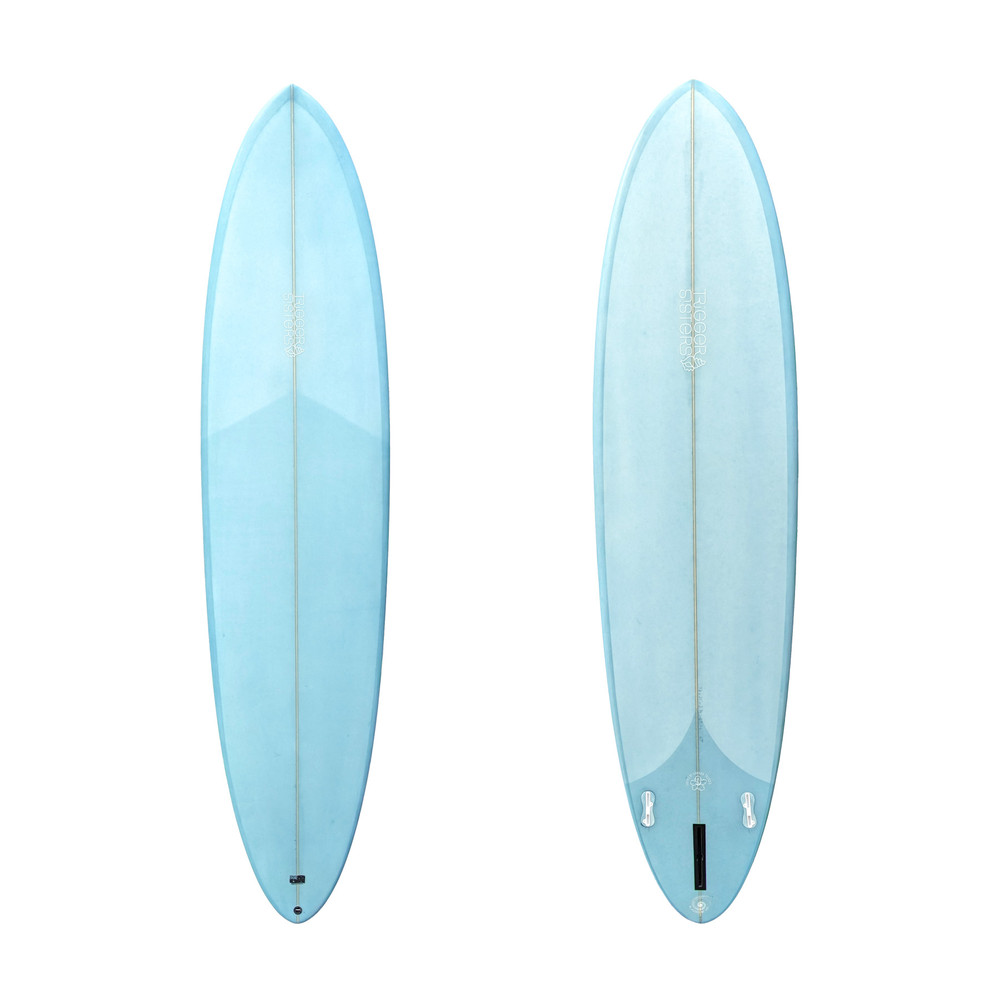 Trigger Sisters Custom Middle Sister 7ft 6 Blue Tint Surfboard
