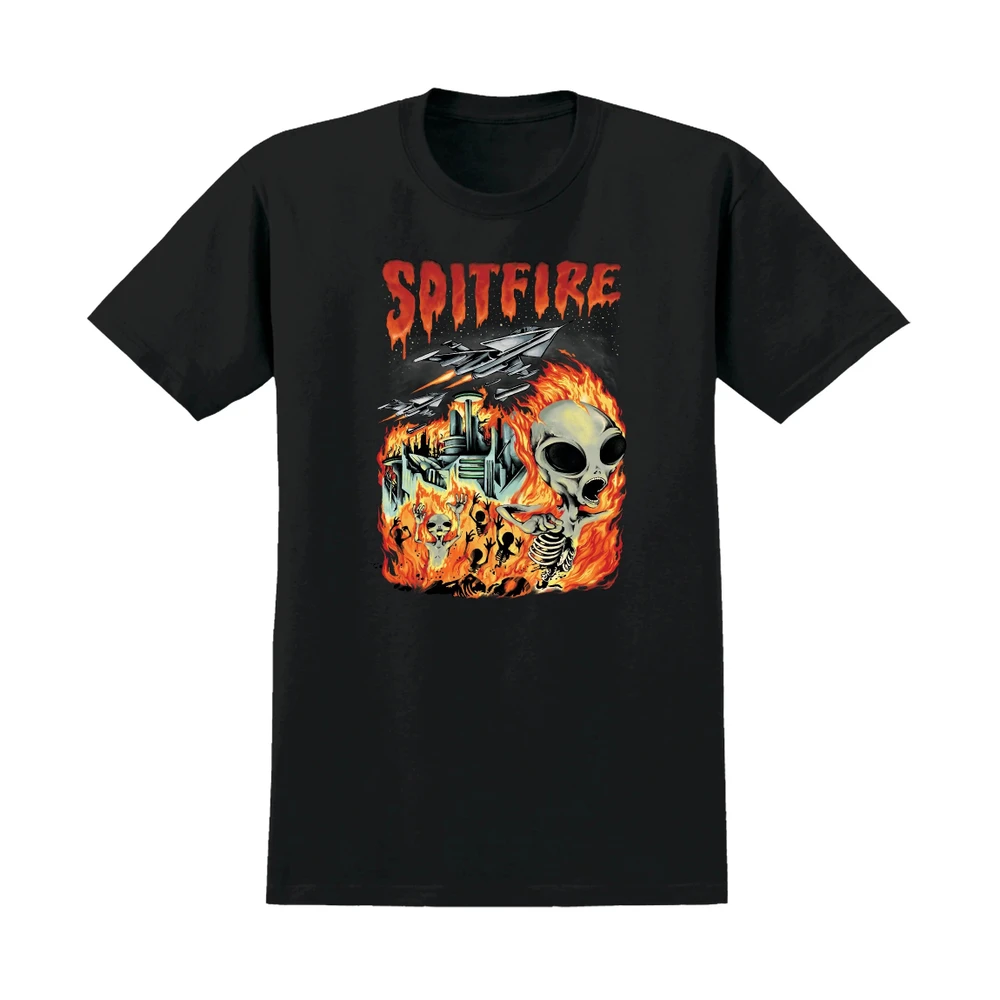 Spitfire Invasion Tee Mens in Black