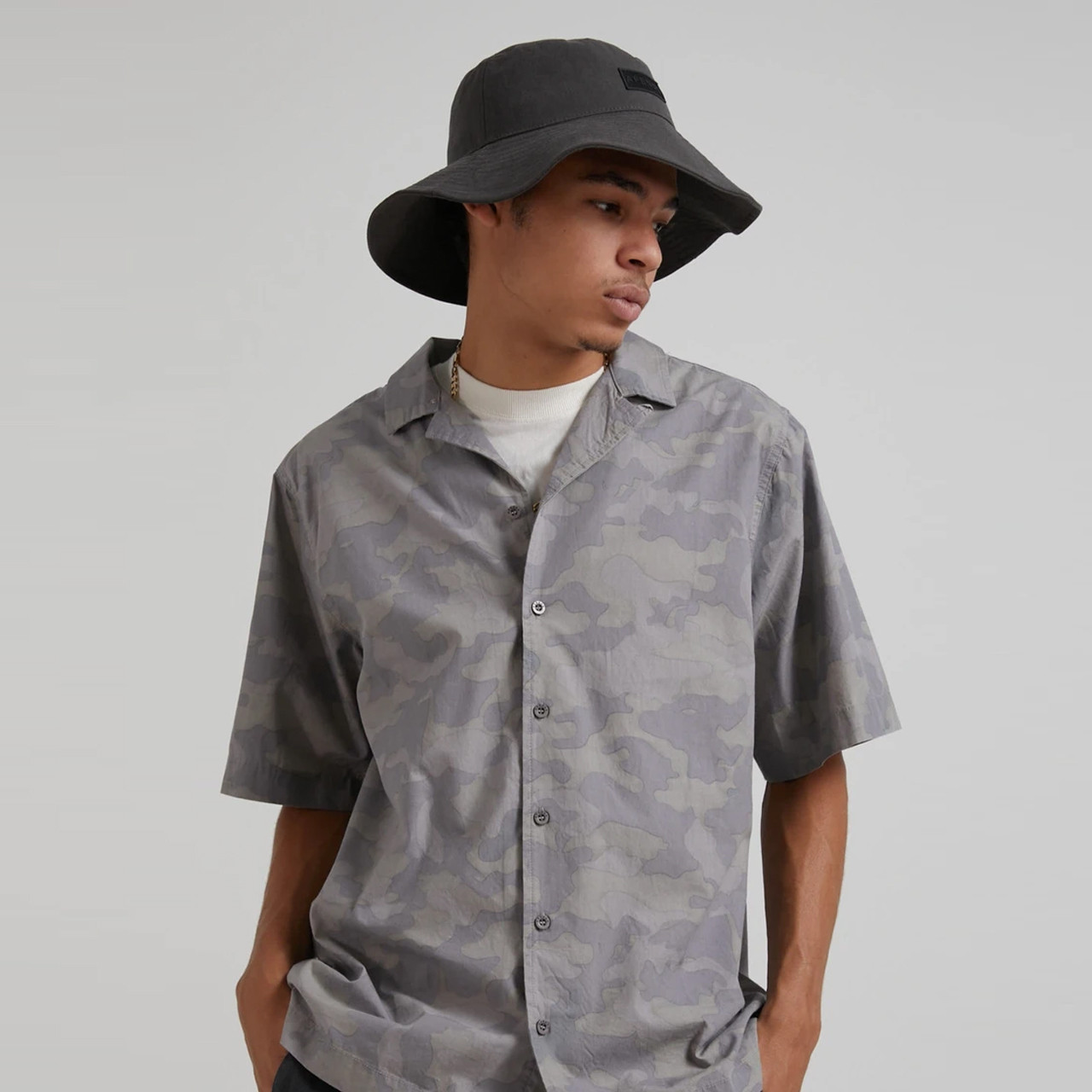 Afends Mass Organic Wide Brim Bucket 