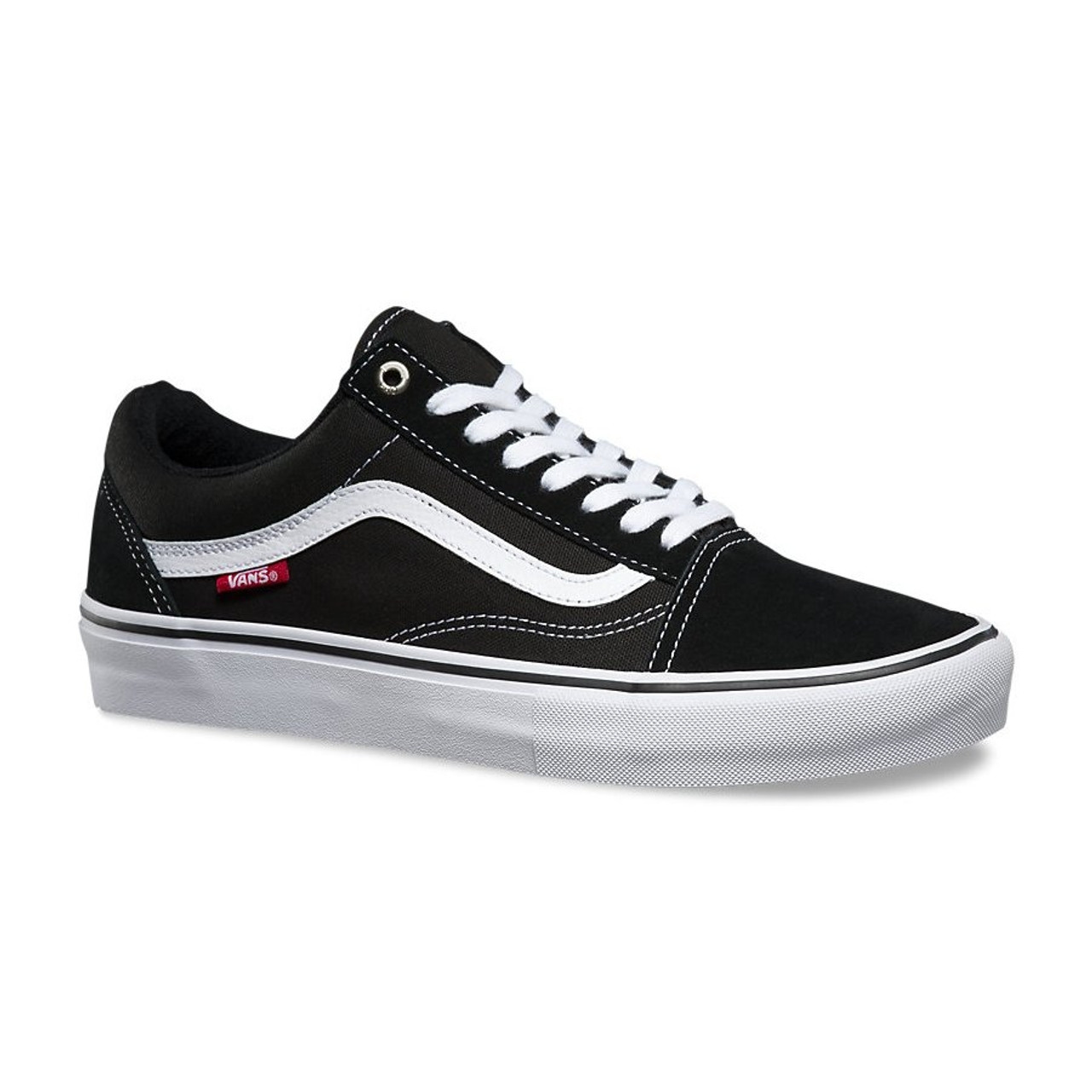 vans mens black and white