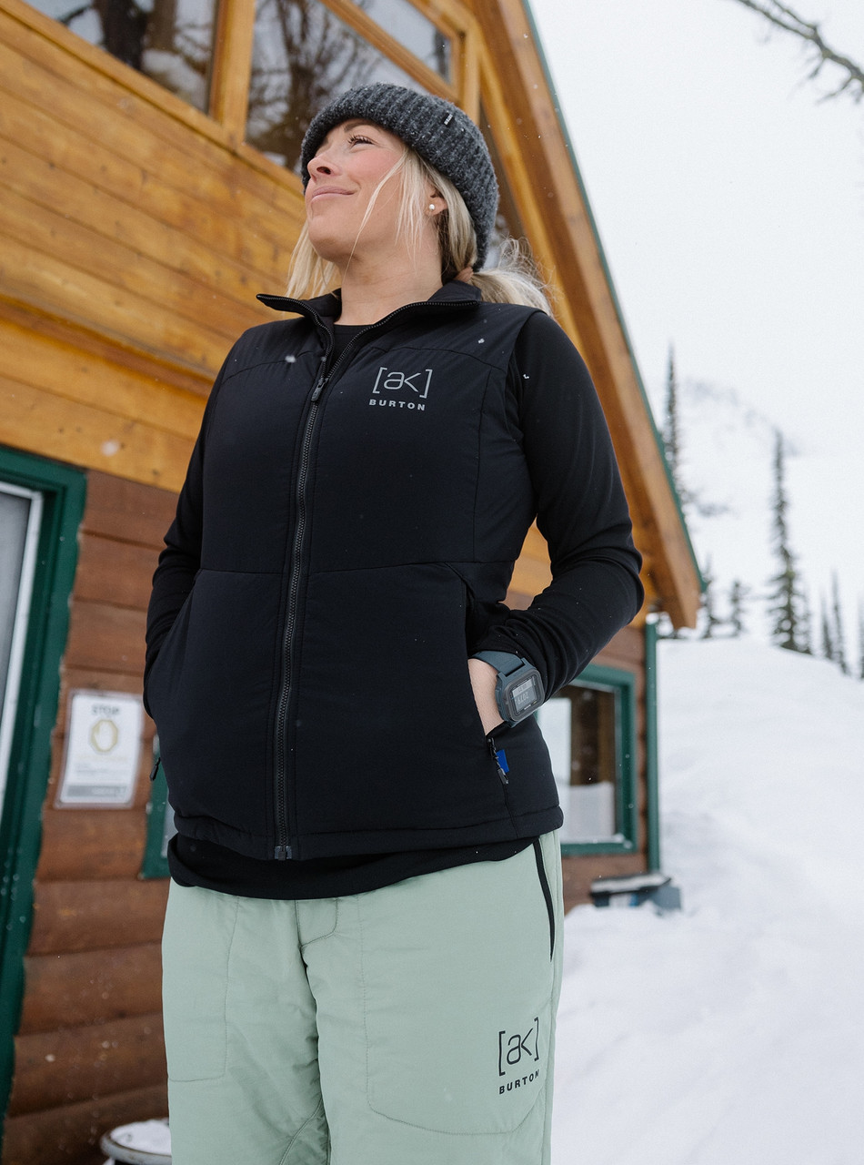 FRAGMENT Burton [ak] Helium Vest Grey S Snow and Street in Harmony