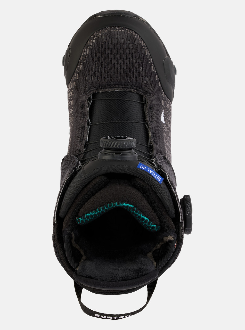 Burton Ritual Step On Snow Boots 2025 Womens in Black - TRIGGER
