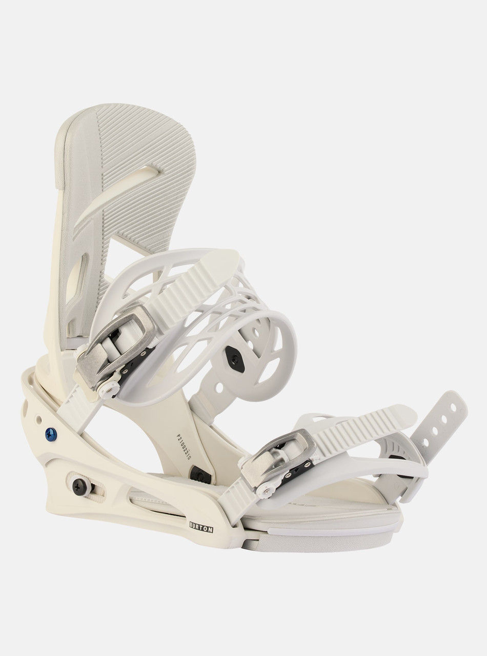 Burton Mission Bindings 2024 Mens in Stout White - TRIGGER BROS  