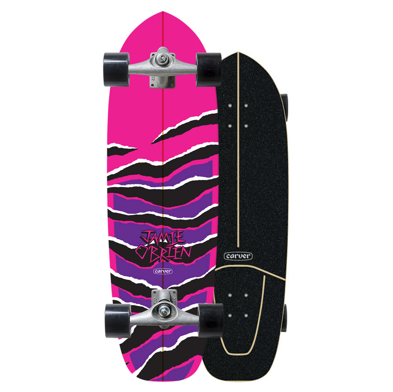 Carver Jamie O'Brien Pink Tiger CX 33.5in Surfskate Complete