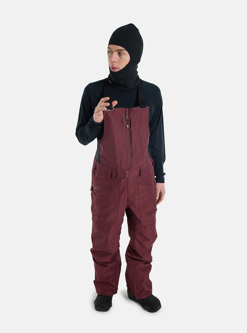 Burton Reserve Bib Pant 2024 Mens in Almandine TRIGGER BROS