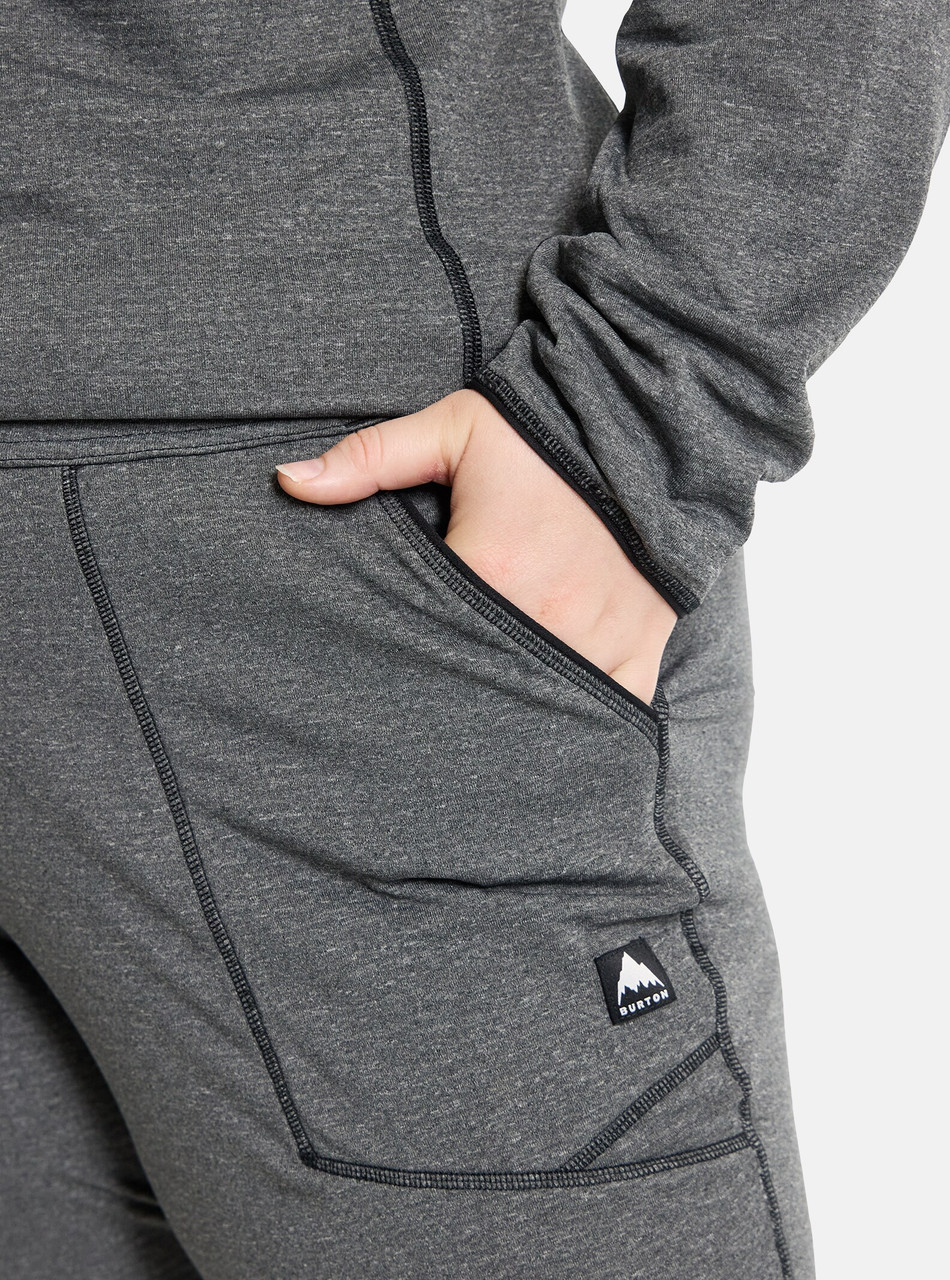 Burton Men's Stockrun Grid Pants – Slim Fit Midlayer With Elastic