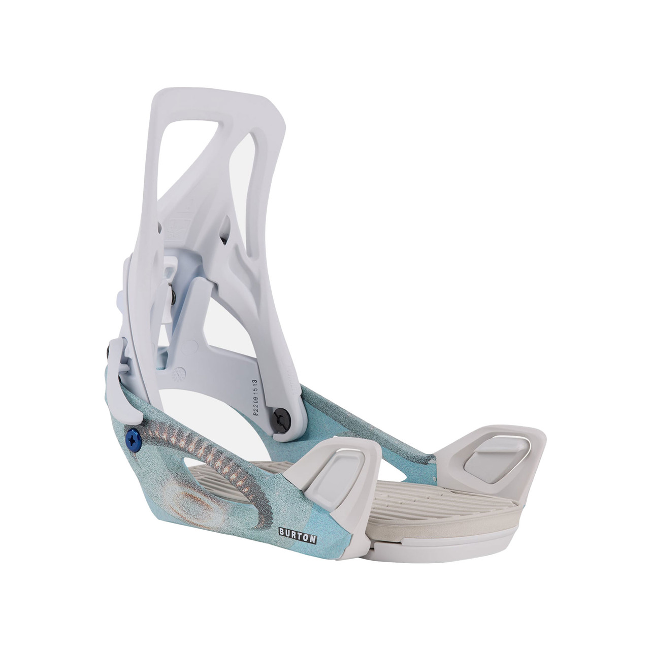 Burton Step On Bindings 2024 Womens in White Graphic - TRIGGER  
