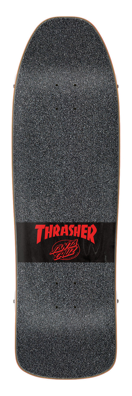 新品 希少 Thrasher x Santa Cruz 9.35インチクルーザー 9.35 Santa Cruz Skateboards X Thrasher Screaming Hand Shaped