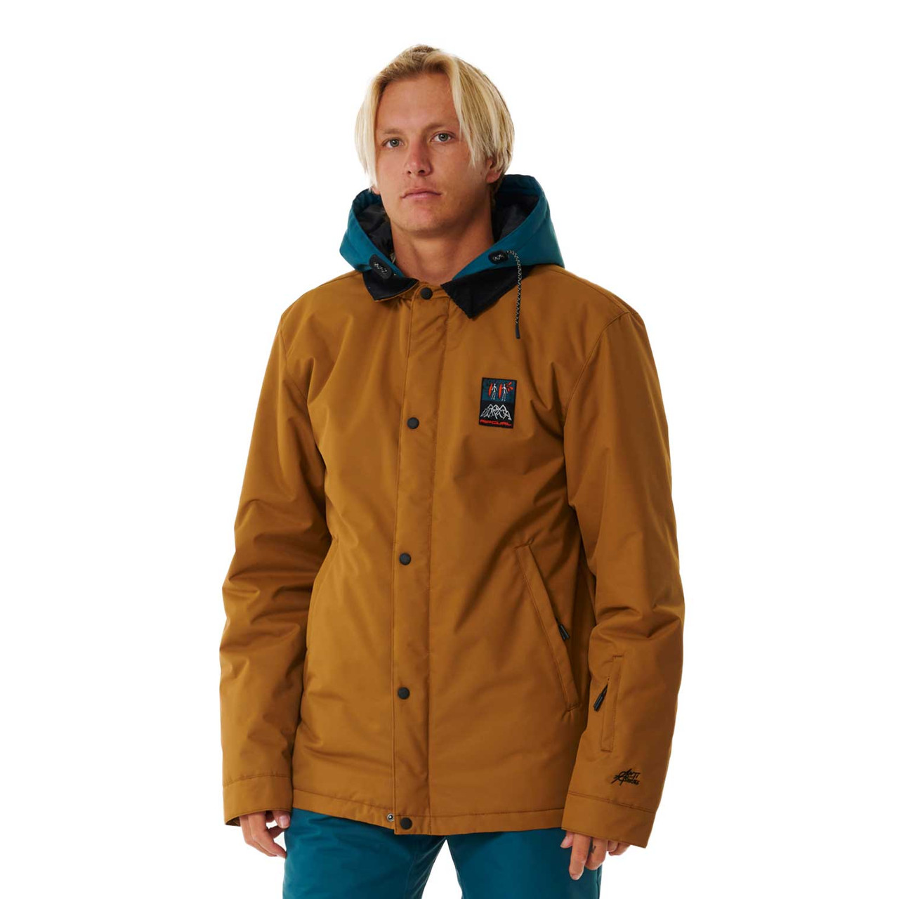 Rip Curl Anti Series Coach Jacket 2024 Mens in Gold TRIGGER BROS