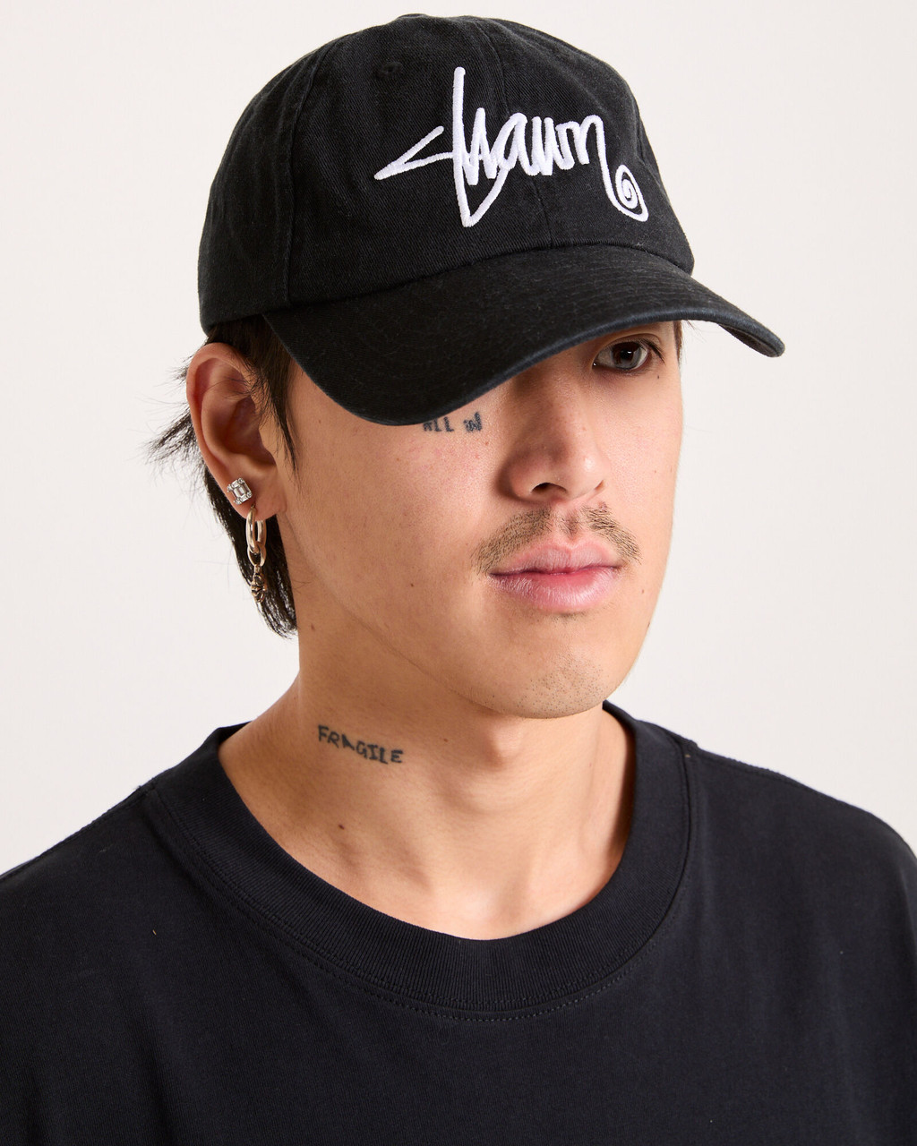 S/Double Shawn Script Strapback Cap キャップ S Double Shawn Script Strapback Black | Culture Kings US