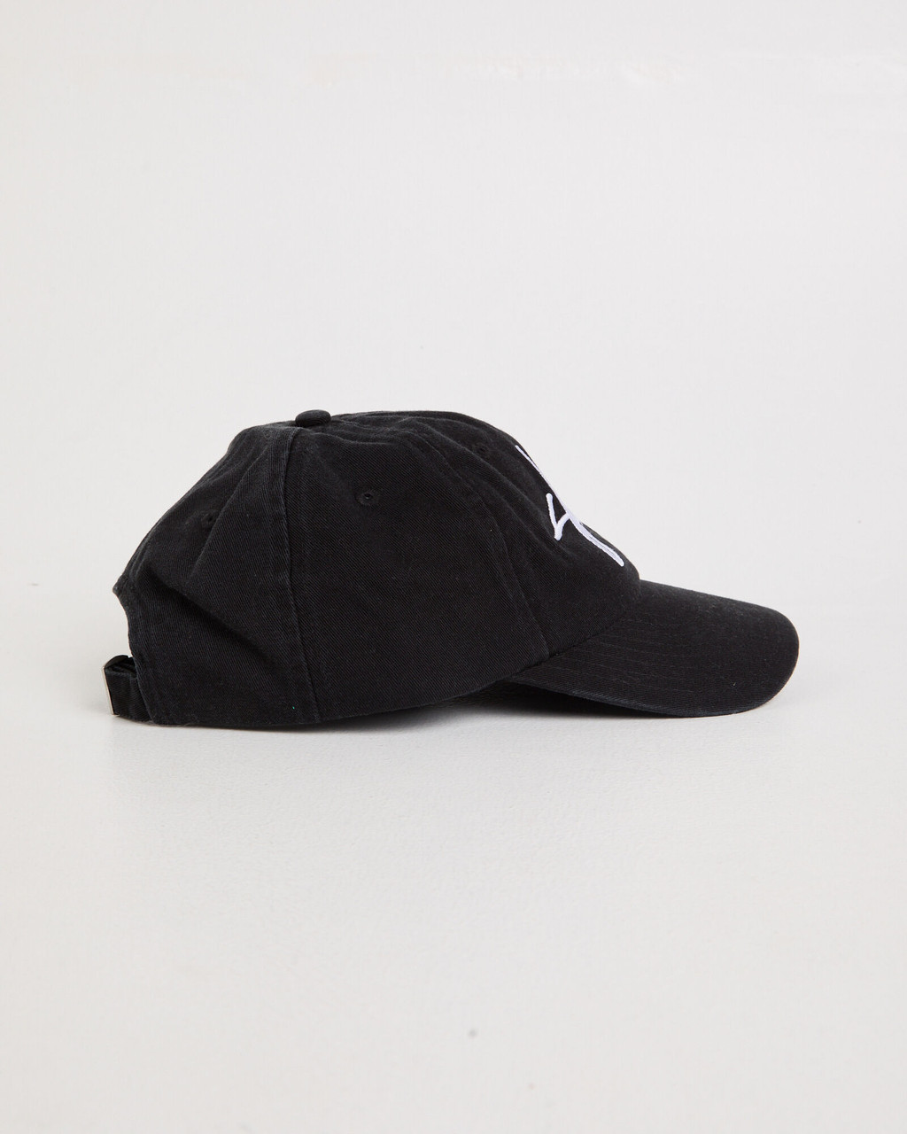 S Double Shawn Script Strapback Cap Mens in Black - TRIGGER BROS