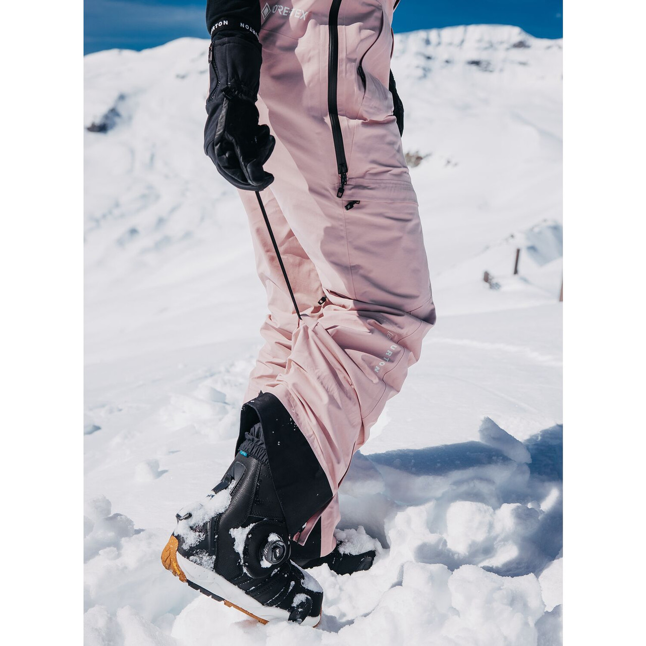 Burton AK Kimmy Gore-Tex 2L Bib Pant 2025 Womens in Shadow Pink