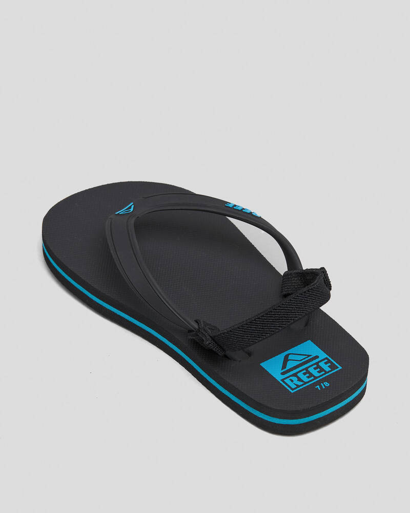 Reef Switchfoot Thongs Boys in Hawaiian Blue TRIGGER BROS