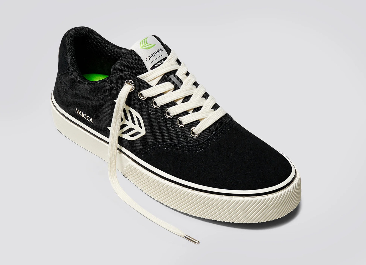 Cariuma Naioca Pro Shoes in Black Ivory - TRIGGER BROS. SURFBOARDS 