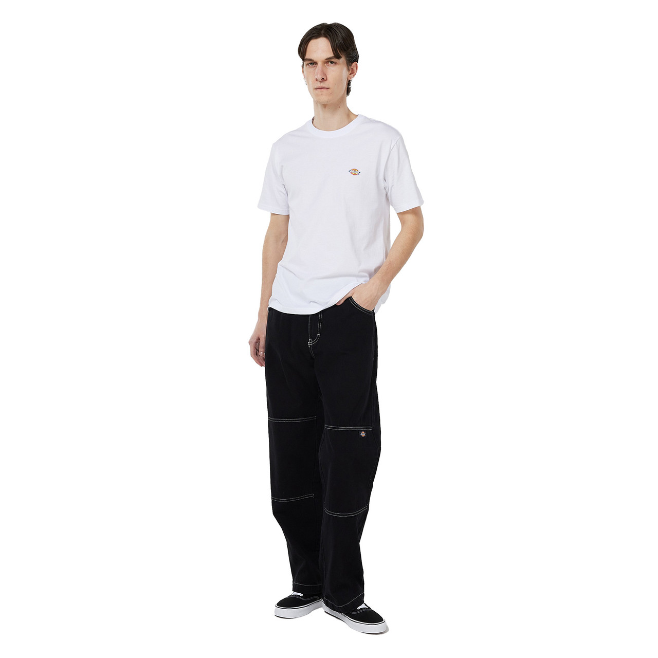 Dickies Denim Double Knee Pant Mens in Black Denim - TRIGGER BROS