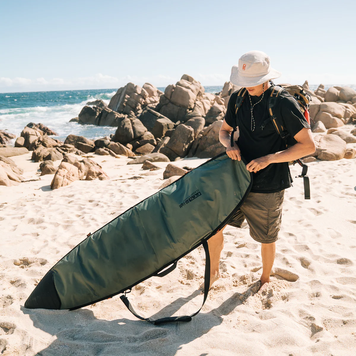 FCS 8ft Classic Mid Length Cover in Alpine - TRIGGER BROS