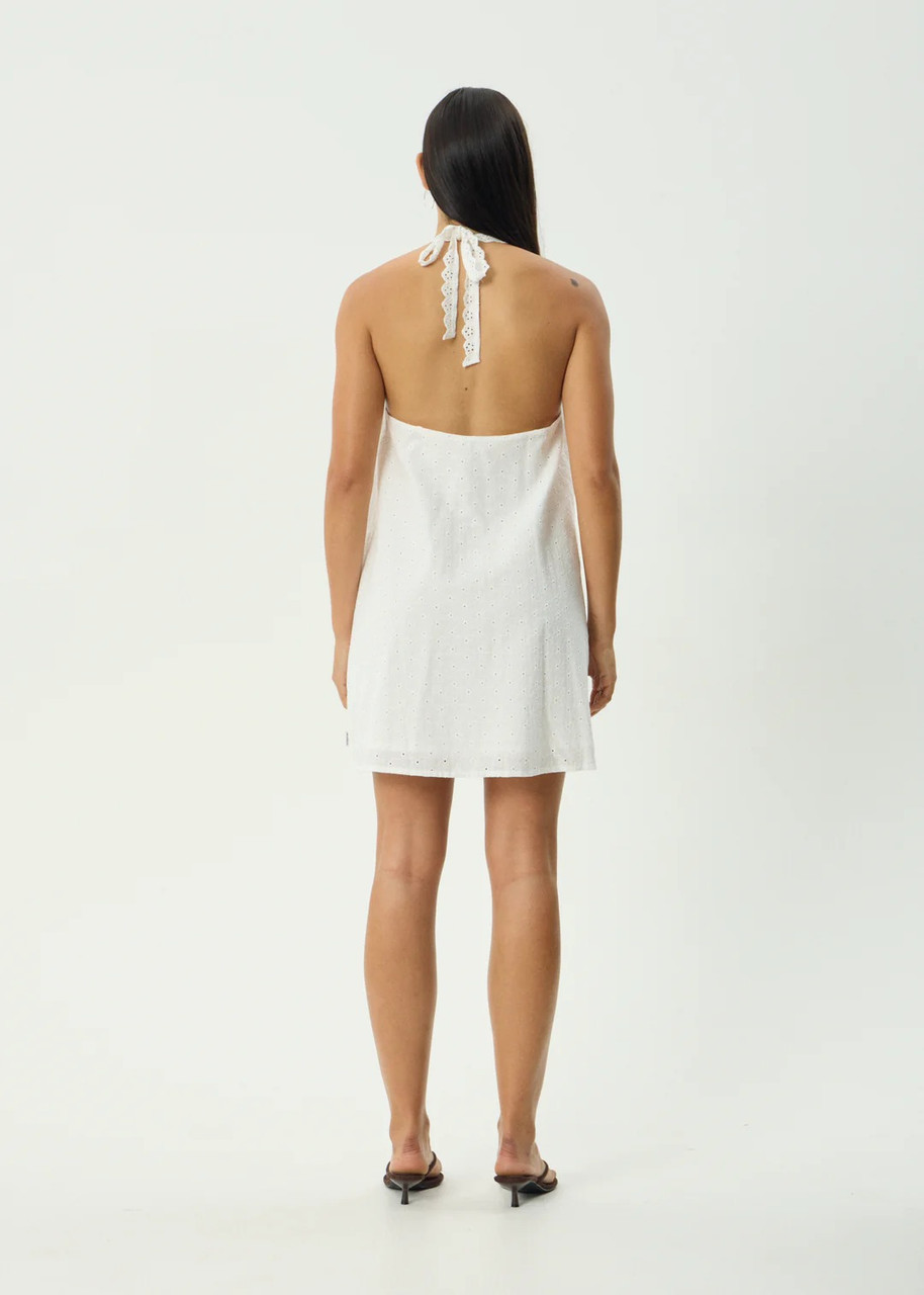 Afends Kindred Mini Dress Womens in White TRIGGER BROS