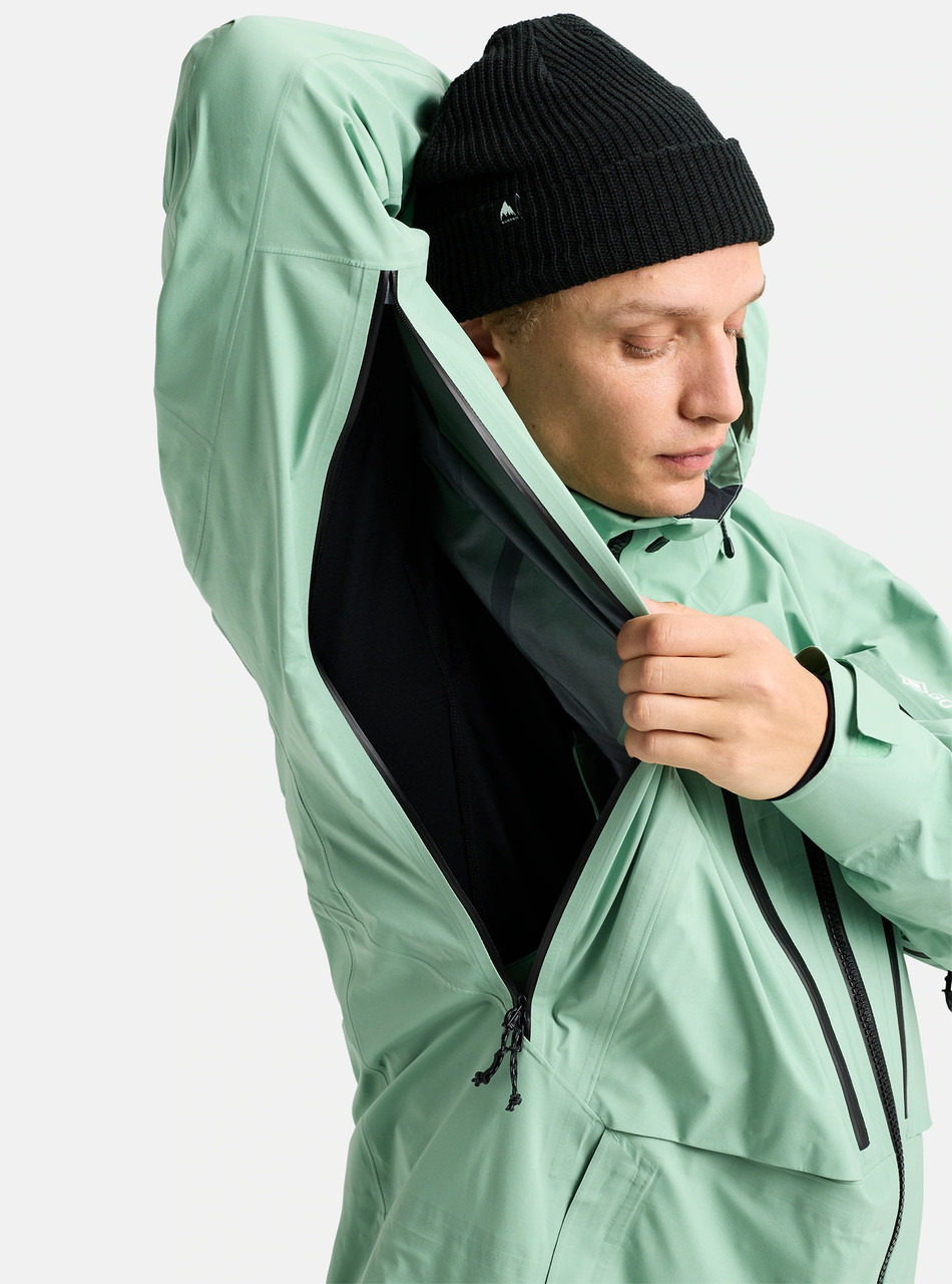 Burton AK Hover Gore-Tex 3L Stretch Jacket 2026 Mens in Soft Sage