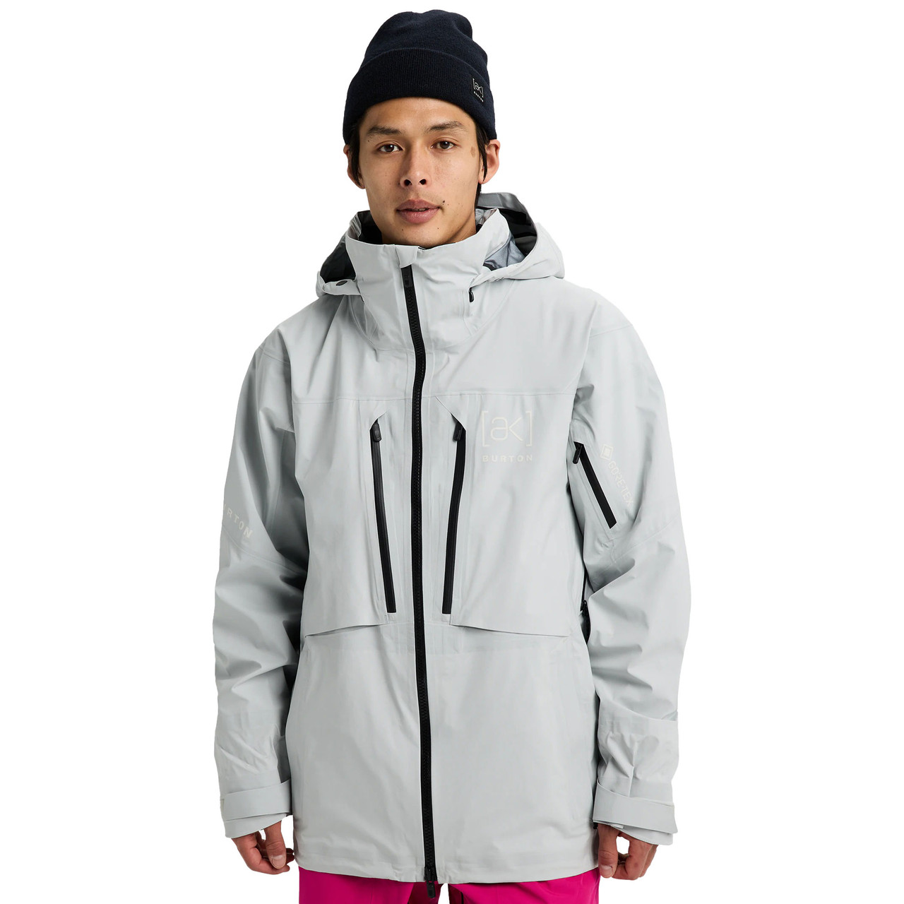 Burton AK GORE-TEX Jacket グレー Burton AK Hover Gore-Tex 3L Stretch Jacket 2026 Mens in Grey Cloud