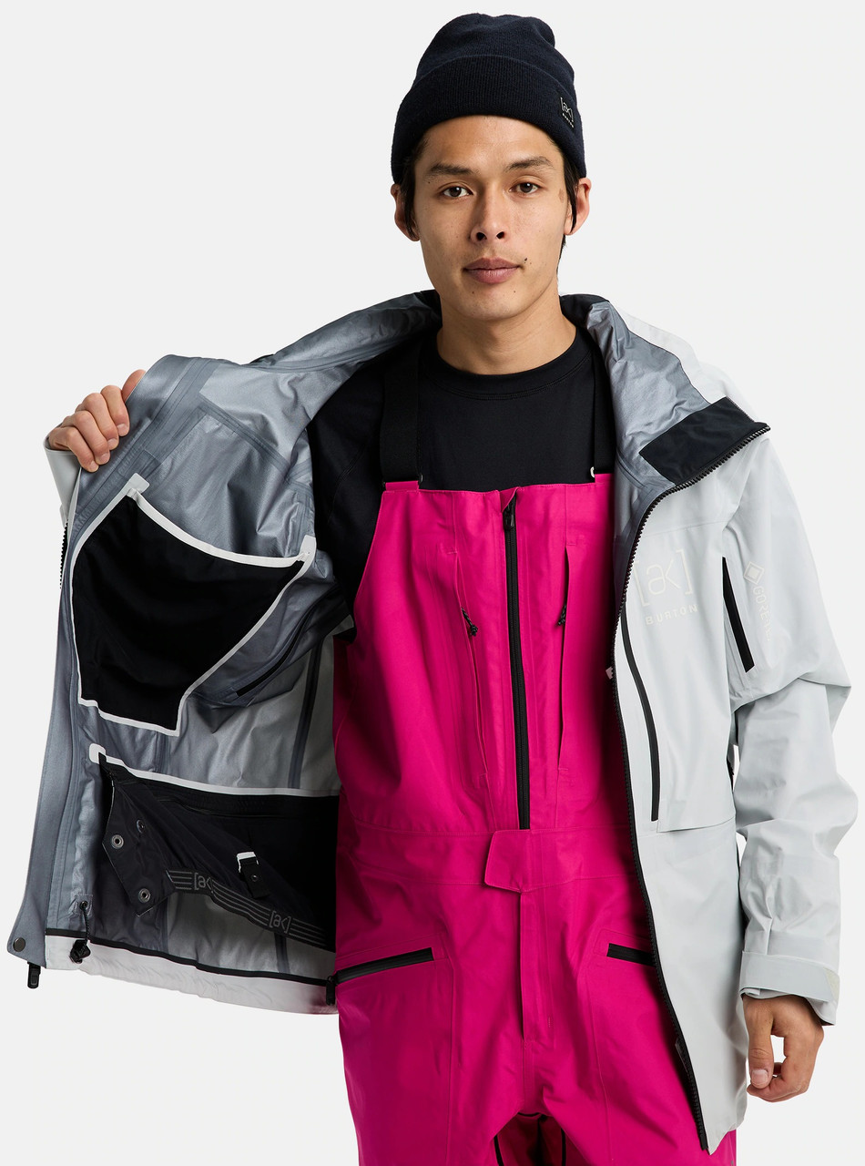 Burton AK Hover Gore-Tex 3L Stretch Jacket 2026 Mens in Grey Cloud