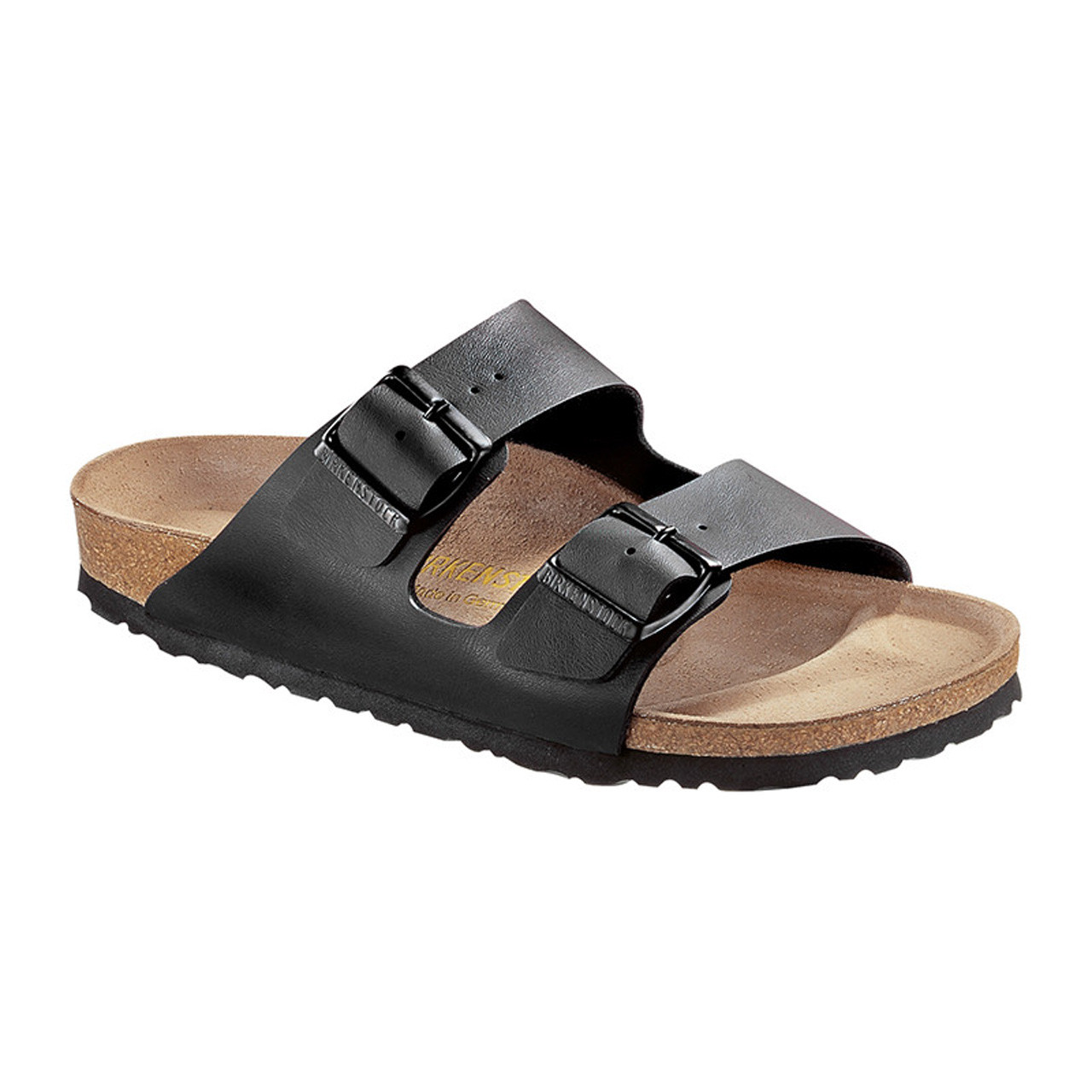 Birkenstock Arizona Birko Flor Narrow Sandal in Black - TRIGGER BROS ...