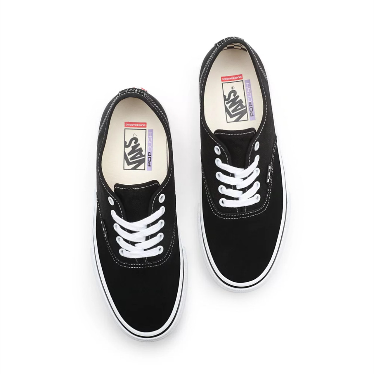 Vans Skate Authentic Shoes in Black White - TRIGGER BROS. SURFBOARDS ...